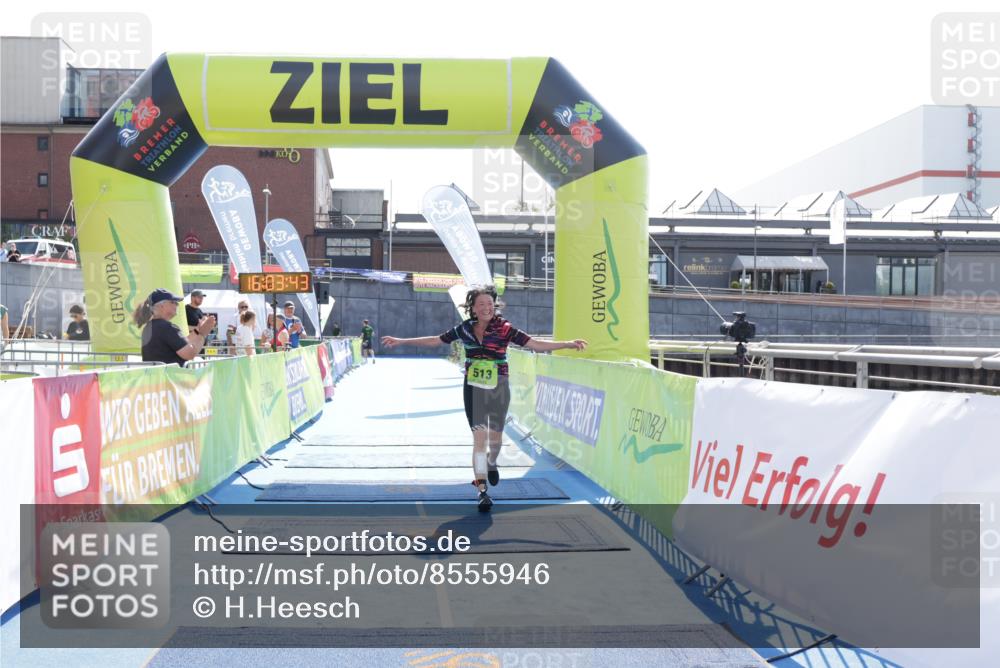 10.08.2025 - GEWOBA Citytriathlon Bremen H.Heesch http://msf.ph/oto/8555946 10.08.2025 16:03:48 Ziel 513 meine-sportfotos.de