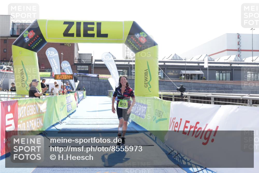 10.08.2025 - GEWOBA Citytriathlon Bremen H.Heesch http://msf.ph/oto/8555973 10.08.2025 16:03:48 Ziel 513 meine-sportfotos.de