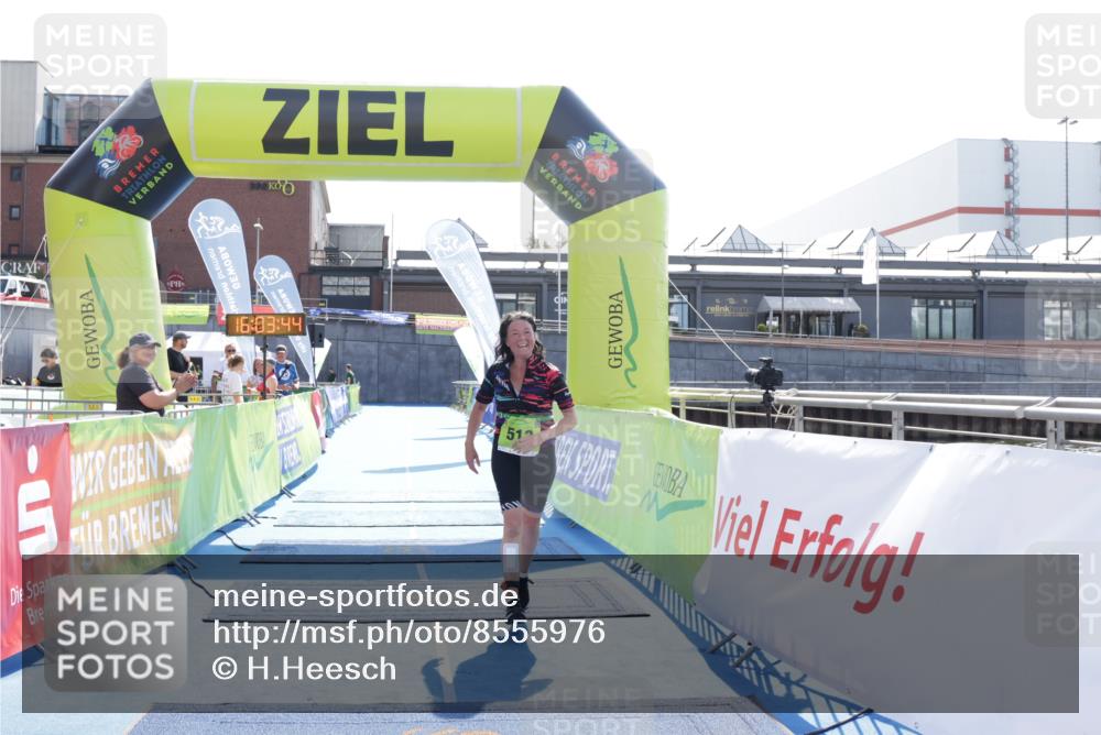 10.08.2025 - GEWOBA Citytriathlon Bremen H.Heesch http://msf.ph/oto/8555976 10.08.2025 16:03:48 Ziel 513 meine-sportfotos.de