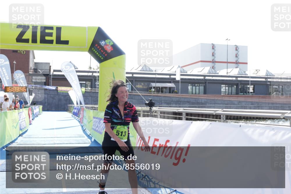 10.08.2025 - GEWOBA Citytriathlon Bremen H.Heesch http://msf.ph/oto/8556019 10.08.2025 16:03:50 Ziel 513 meine-sportfotos.de