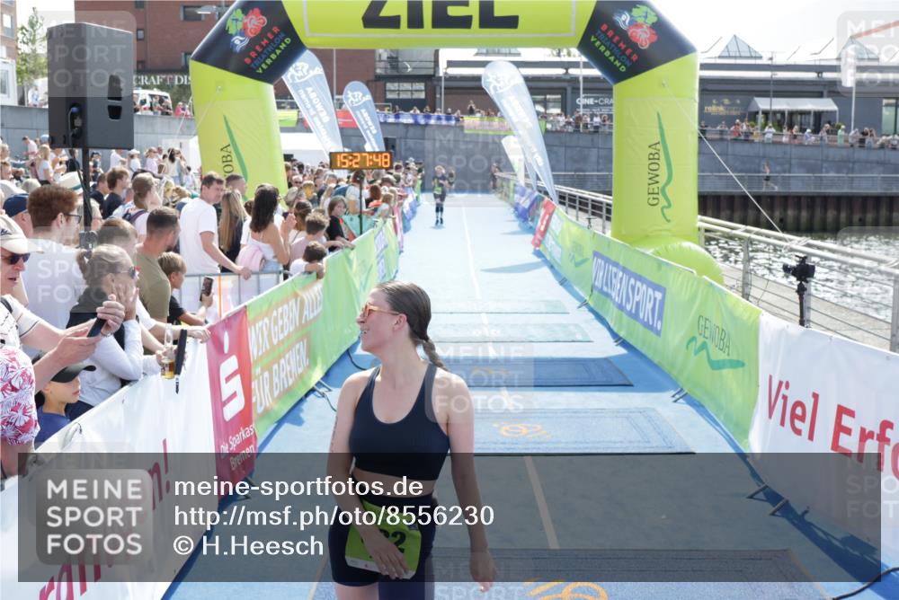 10.08.2025 - GEWOBA Citytriathlon Bremen H.Heesch http://msf.ph/oto/8556230 10.08.2025 15:27:52 Ziel 382 meine-sportfotos.de