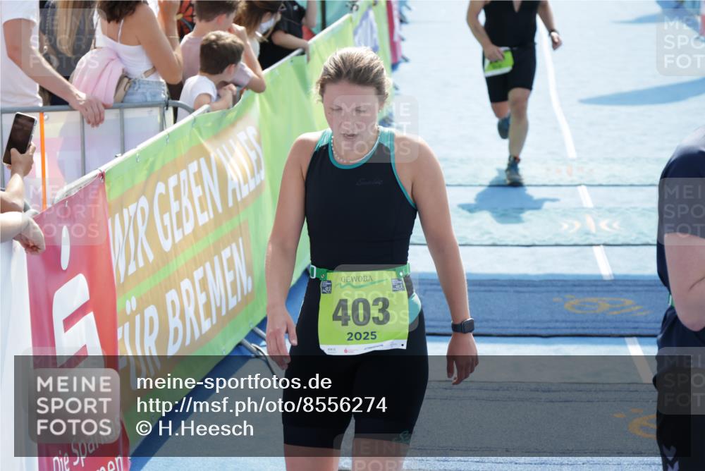10.08.2025 - GEWOBA Citytriathlon Bremen H.Heesch http://msf.ph/oto/8556274 10.08.2025 15:28:05 Ziel 78, 283, 395, 403 meine-sportfotos.de