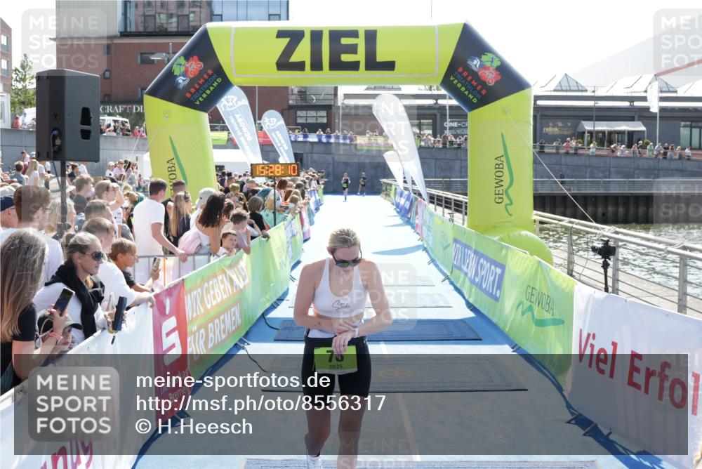 10.08.2025 - GEWOBA Citytriathlon Bremen H.Heesch http://msf.ph/oto/8556317 10.08.2025 15:28:14 Ziel 78 meine-sportfotos.de