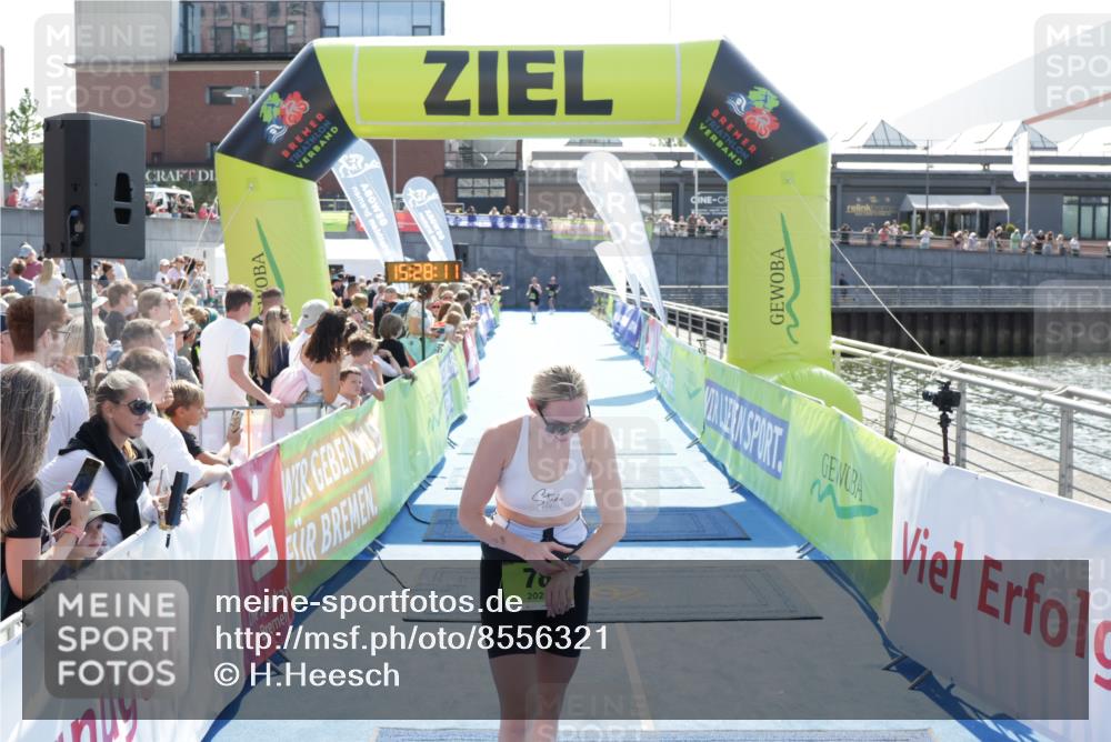 10.08.2025 - GEWOBA Citytriathlon Bremen H.Heesch http://msf.ph/oto/8556321 10.08.2025 15:28:15 Ziel 78 meine-sportfotos.de