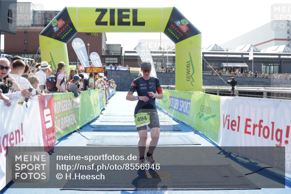 10.08.2025 - GEWOBA Citytriathlon Bremen H.Heesch http://msf.ph/oto/8556946 10.08.2025 15:32:49 Ziel 494 meine-sportfotos.de