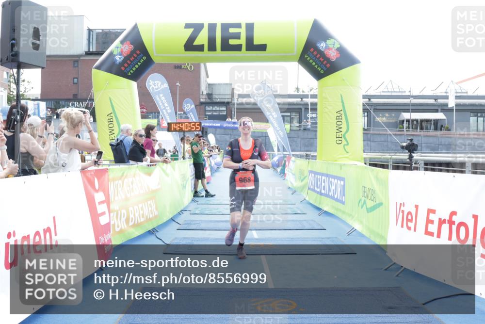 10.08.2025 - GEWOBA Citytriathlon Bremen H.Heesch http://msf.ph/oto/8556999 10.08.2025 14:40:59 Ziel 968 meine-sportfotos.de