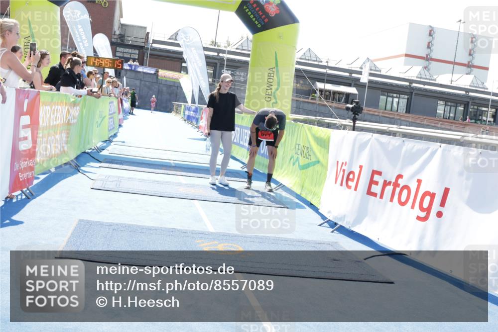 10.08.2025 - GEWOBA Citytriathlon Bremen H.Heesch http://msf.ph/oto/8557089 10.08.2025 14:49:19 Ziel 671 meine-sportfotos.de