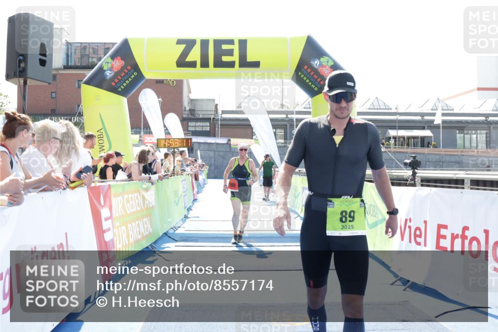 10.08.2025 - GEWOBA Citytriathlon Bremen H.Heesch http://msf.ph/oto/8557174 10.08.2025 14:53:15 Ziel 89, 980 meine-sportfotos.de