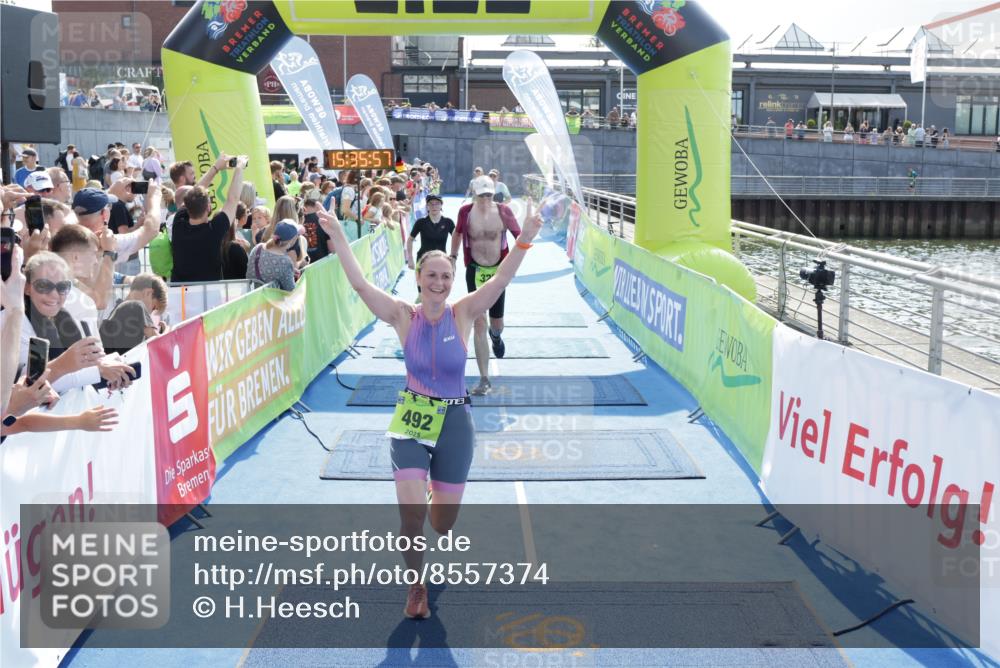 10.08.2025 - GEWOBA Citytriathlon Bremen H.Heesch http://msf.ph/oto/8557374 10.08.2025 15:36:00 Ziel 320, 328, 356, 410, 429, 492 meine-sportfotos.de