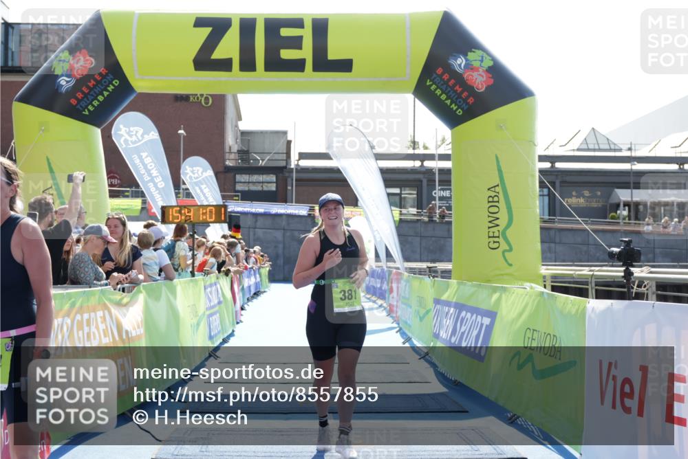 10.08.2025 - GEWOBA Citytriathlon Bremen H.Heesch http://msf.ph/oto/8557855 10.08.2025 15:41:05 Ziel 381, 514 meine-sportfotos.de