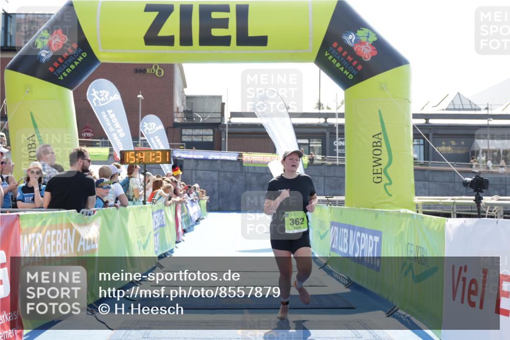 10.08.2025 - GEWOBA Citytriathlon Bremen H.Heesch http://msf.ph/oto/8557879 10.08.2025 15:41:36 Ziel 362, 375 meine-sportfotos.de