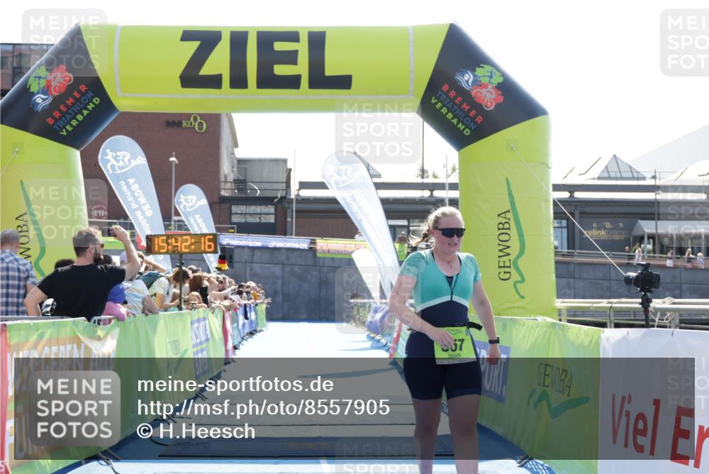 10.08.2025 - GEWOBA Citytriathlon Bremen H.Heesch http://msf.ph/oto/8557905 10.08.2025 15:42:20 Ziel 357, 508 meine-sportfotos.de