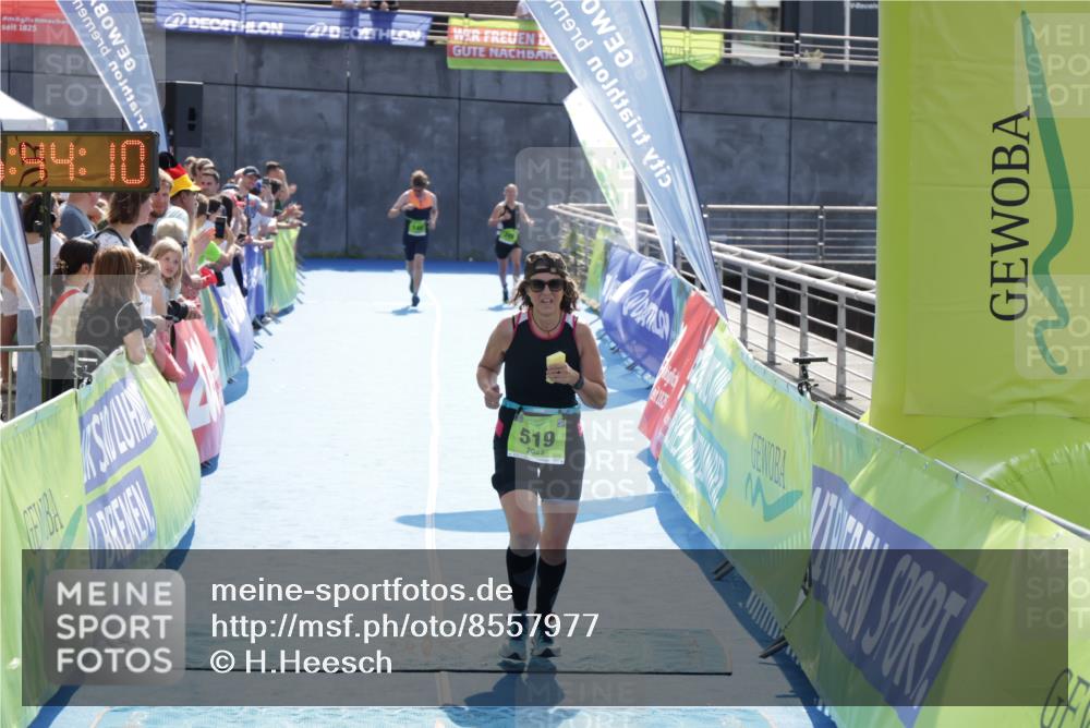 10.08.2025 - GEWOBA Citytriathlon Bremen H.Heesch http://msf.ph/oto/8557977 10.08.2025 15:44:14 Ziel 519 meine-sportfotos.de