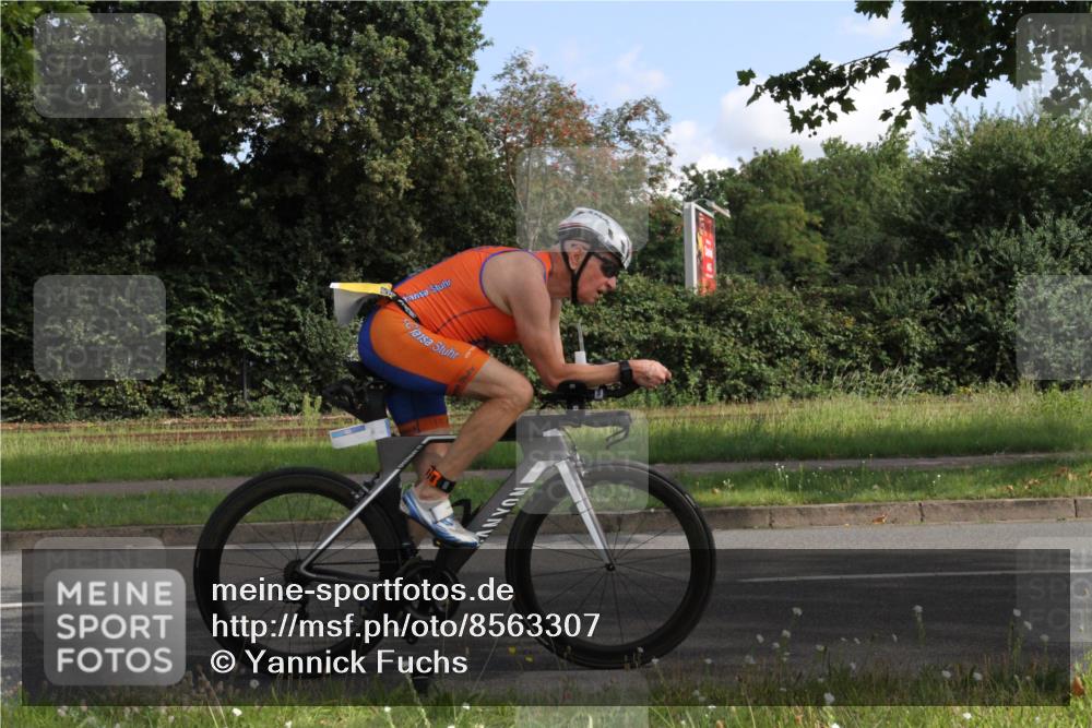 10.08.2025 - GEWOBA Citytriathlon Bremen Yannick Fuchs http://msf.ph/oto/8563307 10.08.2025 10:47:51 Radfahren 205, 414, 433, 459 meine-sportfotos.de