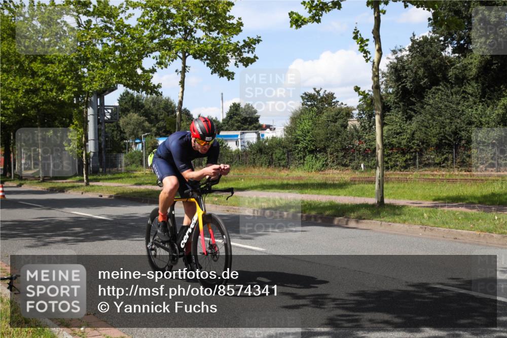 10.08.2025 - GEWOBA Citytriathlon Bremen Yannick Fuchs http://msf.ph/oto/8574341 10.08.2025 14:12:52 Radfahren 95, 117, 148, 155 meine-sportfotos.de