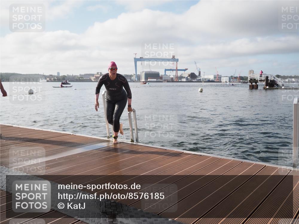 17.08.2025 - KN Förde Triathlon 2025 KatJ http://msf.ph/oto/8576185 17.08.2025 09:11:23 Schwimmen 125, 157, 116, 125, 157 meine-sportfotos.de