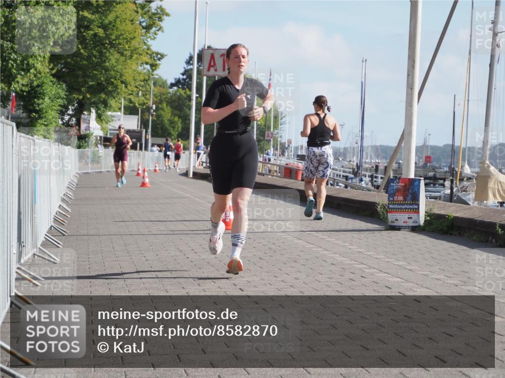 17.08.2025 - KN Förde Triathlon 2025 KatJ http://msf.ph/oto/8582870 17.08.2025 10:03:32 Laufen 126, 148 meine-sportfotos.de