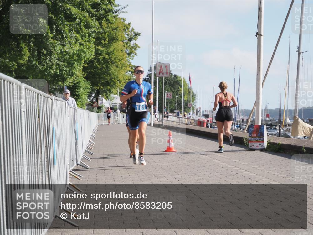 17.08.2025 - KN Förde Triathlon 2025 KatJ http://msf.ph/oto/8583205 17.08.2025 10:05:40 Laufen 104, 145 meine-sportfotos.de