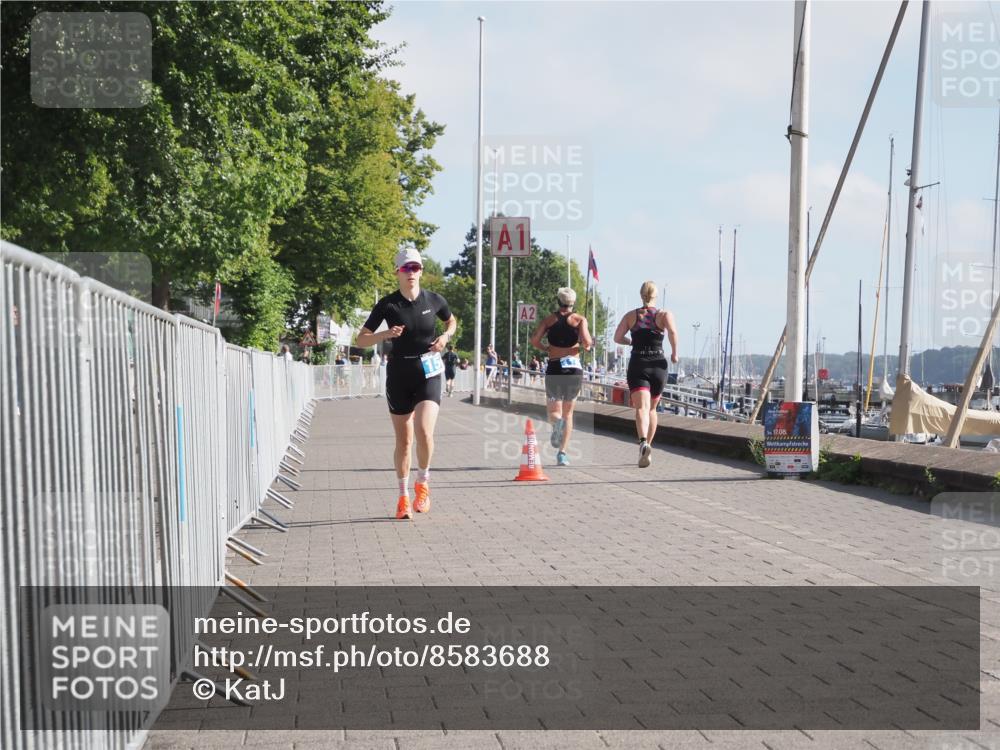 17.08.2025 - KN Förde Triathlon 2025 KatJ http://msf.ph/oto/8583688 17.08.2025 10:07:12 Laufen 150 meine-sportfotos.de