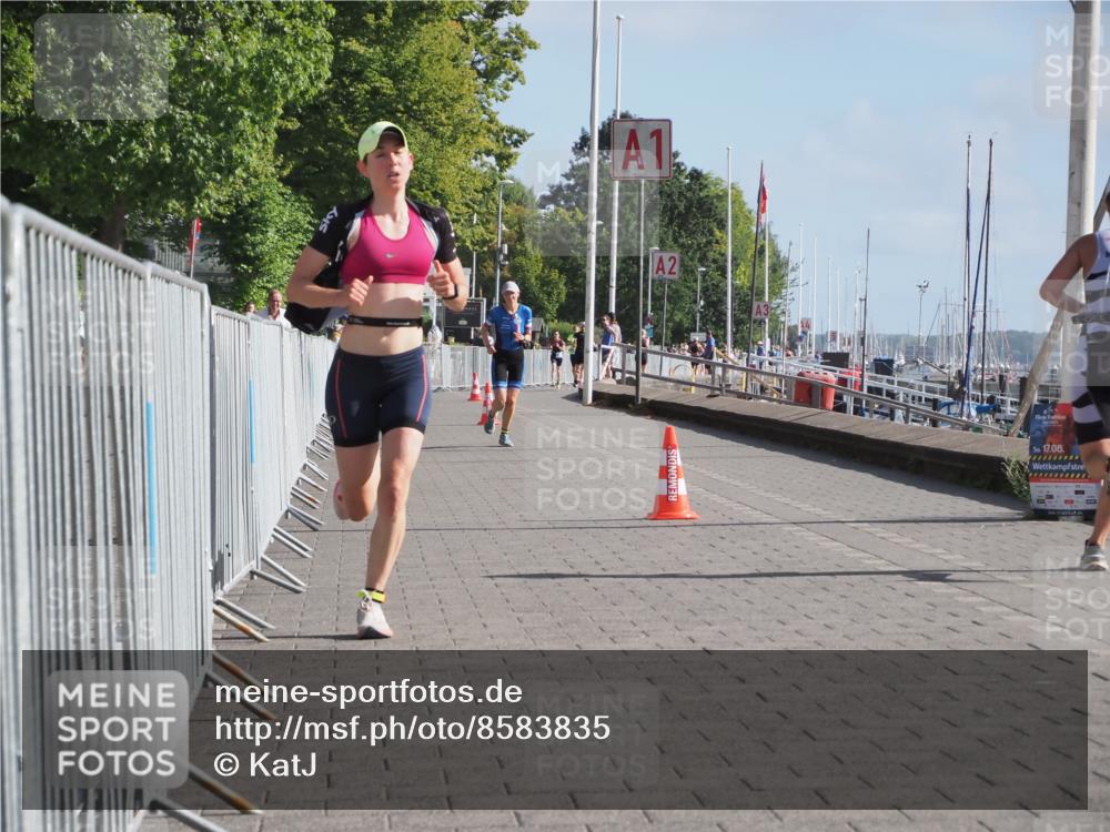17.08.2025 - KN Förde Triathlon 2025 KatJ http://msf.ph/oto/8583835 17.08.2025 10:07:43 Laufen 108, 119 meine-sportfotos.de