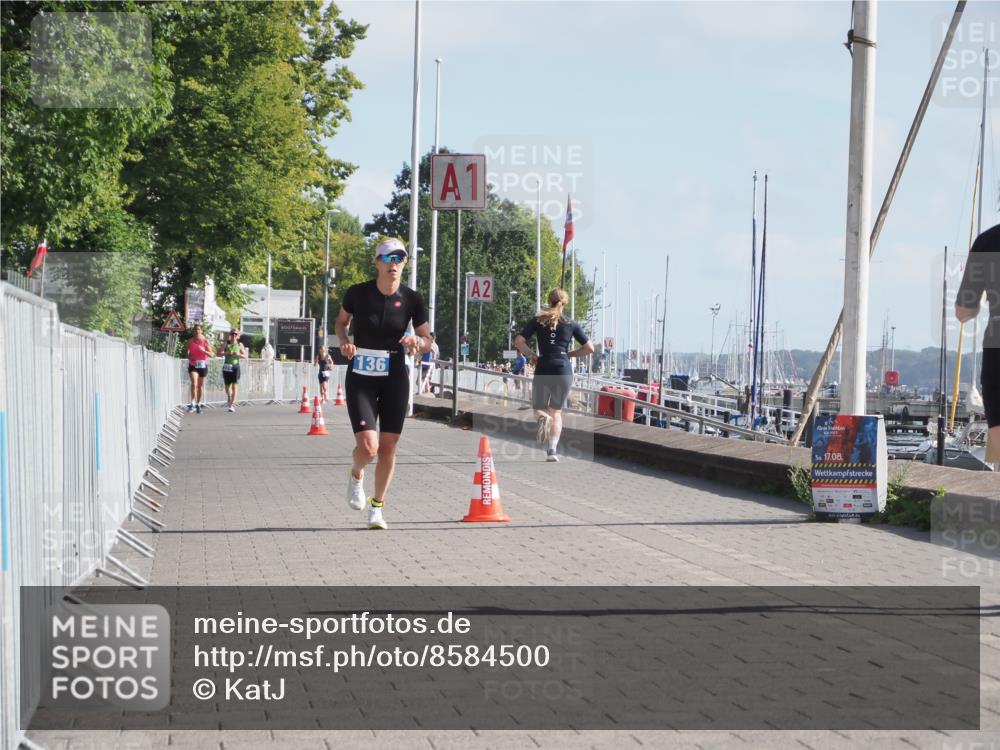 17.08.2025 - KN Förde Triathlon 2025 KatJ http://msf.ph/oto/8584500 17.08.2025 10:09:32 Laufen 136, 162 meine-sportfotos.de