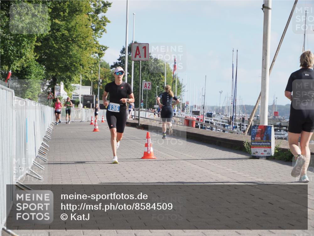 17.08.2025 - KN Förde Triathlon 2025 KatJ http://msf.ph/oto/8584509 17.08.2025 10:09:32 Laufen 136, 162 meine-sportfotos.de