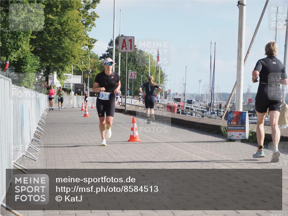 17.08.2025 - KN Förde Triathlon 2025 KatJ http://msf.ph/oto/8584513 17.08.2025 10:09:32 Laufen 136, 162 meine-sportfotos.de