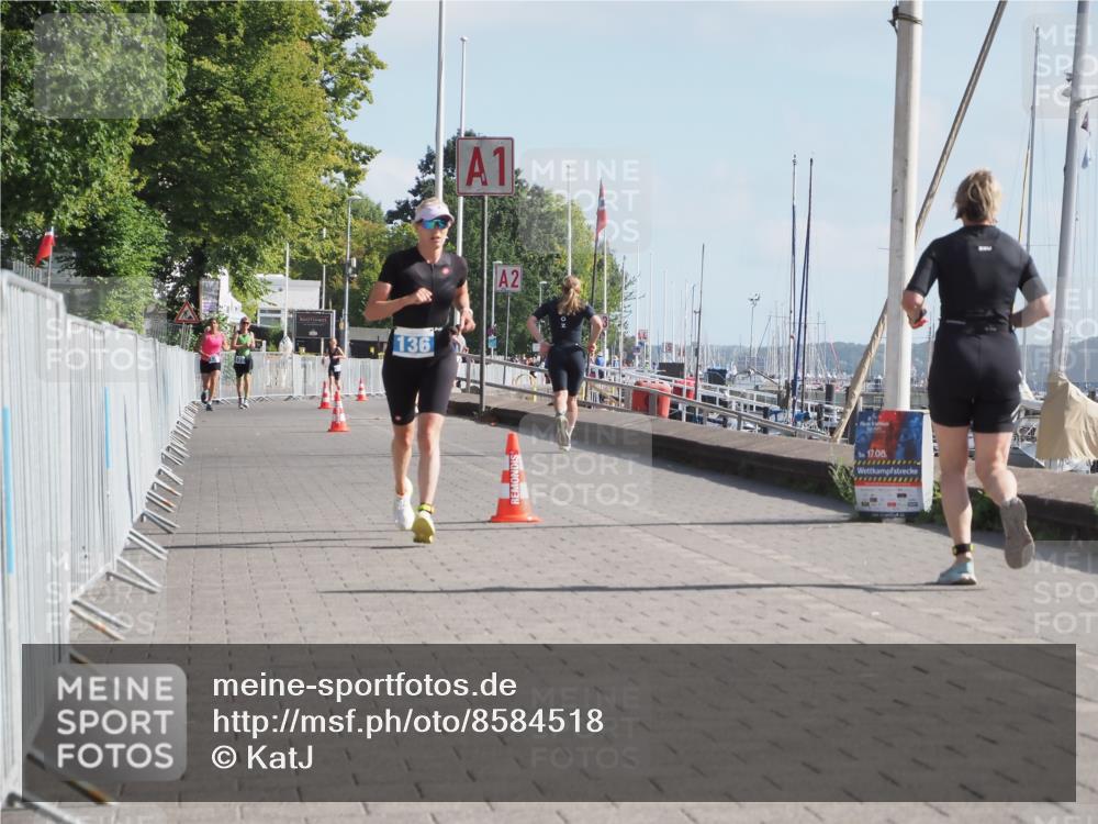 17.08.2025 - KN Förde Triathlon 2025 KatJ http://msf.ph/oto/8584518 17.08.2025 10:09:32 Laufen 136, 162 meine-sportfotos.de