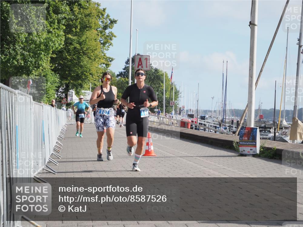17.08.2025 - KN Förde Triathlon 2025 KatJ http://msf.ph/oto/8587526 17.08.2025 10:13:02 Laufen 107, 168 meine-sportfotos.de