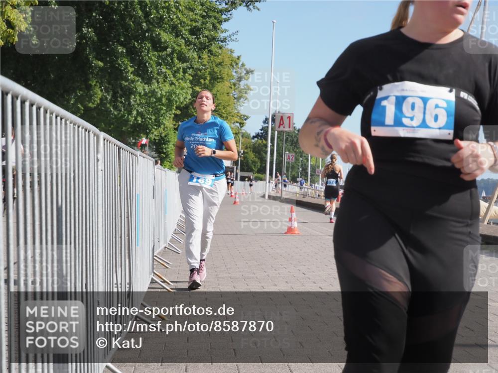 17.08.2025 - KN Förde Triathlon 2025 KatJ http://msf.ph/oto/8587870 17.08.2025 10:38:13 Laufen 169, 196 meine-sportfotos.de