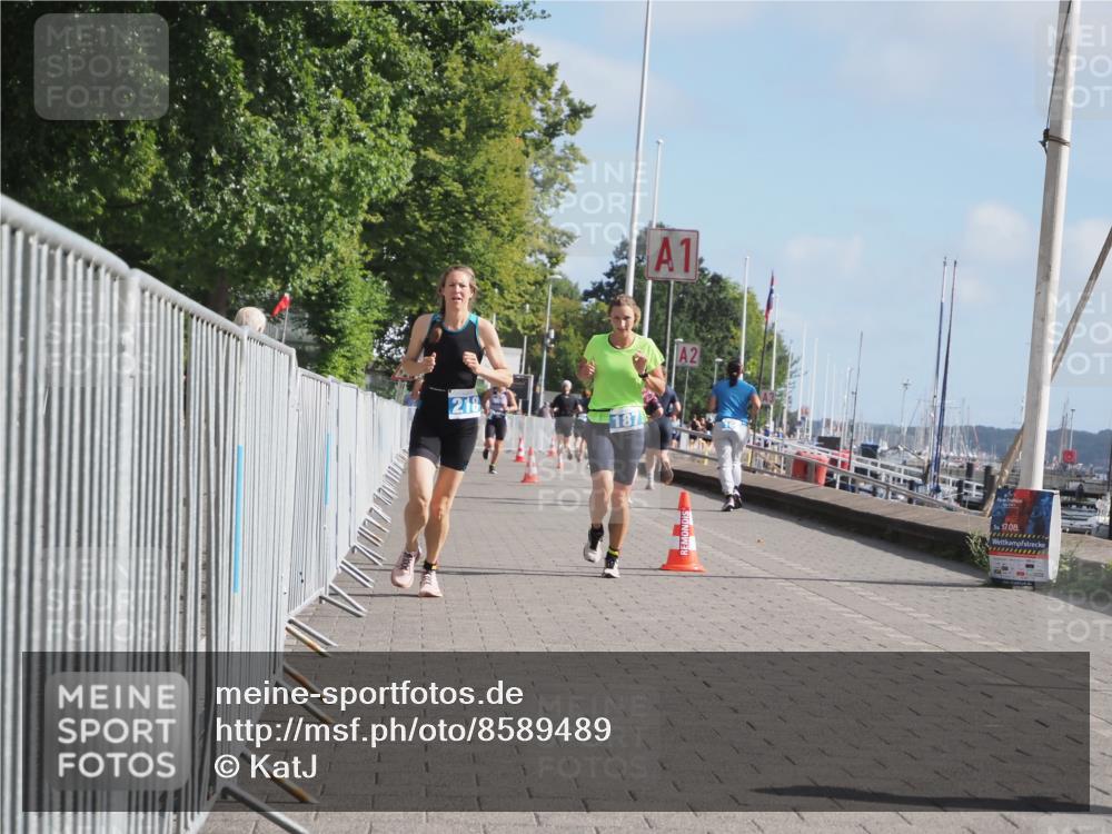 17.08.2025 - KN Förde Triathlon 2025 KatJ http://msf.ph/oto/8589489 17.08.2025 10:16:06 Laufen 187, 218 meine-sportfotos.de
