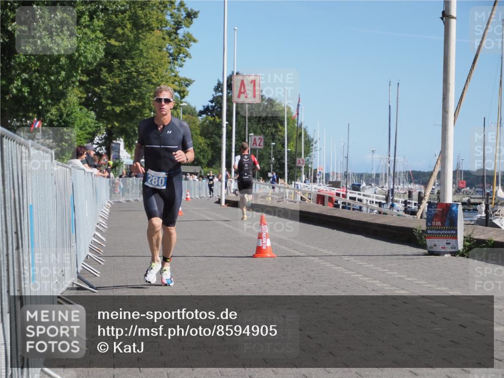 17.08.2025 - KN Förde Triathlon 2025 KatJ http://msf.ph/oto/8594905 17.08.2025 11:42:04 Laufen 280 meine-sportfotos.de