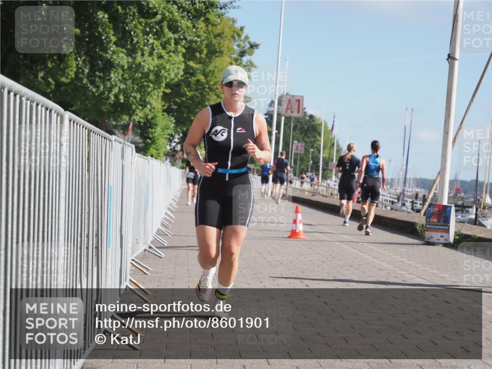 17.08.2025 - KN Förde Triathlon 2025 KatJ http://msf.ph/oto/8601901 17.08.2025 10:27:06 Laufen 159, 196 meine-sportfotos.de