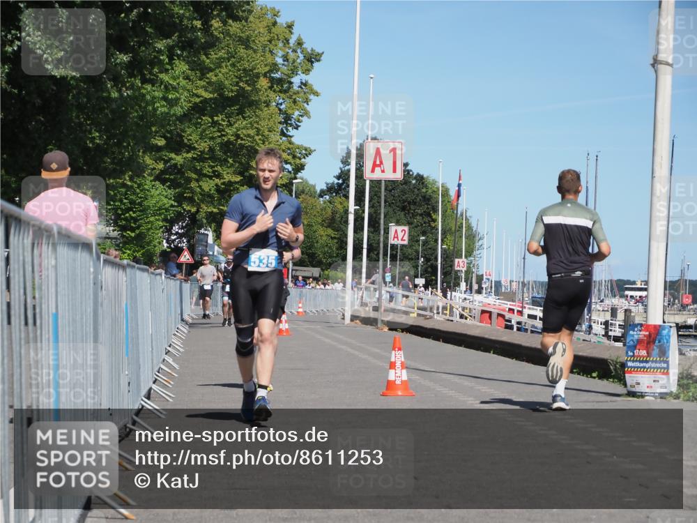 17.08.2025 - KN Förde Triathlon 2025 KatJ http://msf.ph/oto/8611253 17.08.2025 14:05:35 Laufen 515, 535 meine-sportfotos.de