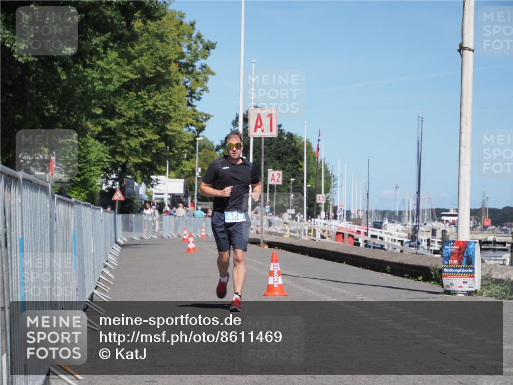 17.08.2025 - KN Förde Triathlon 2025 KatJ http://msf.ph/oto/8611469 17.08.2025 14:07:04 Laufen 486 meine-sportfotos.de