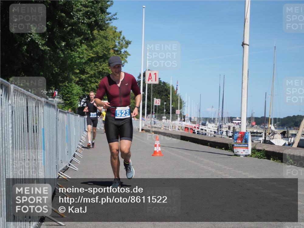 17.08.2025 - KN Förde Triathlon 2025 KatJ http://msf.ph/oto/8611522 17.08.2025 14:08:30 Laufen 523, 531 meine-sportfotos.de
