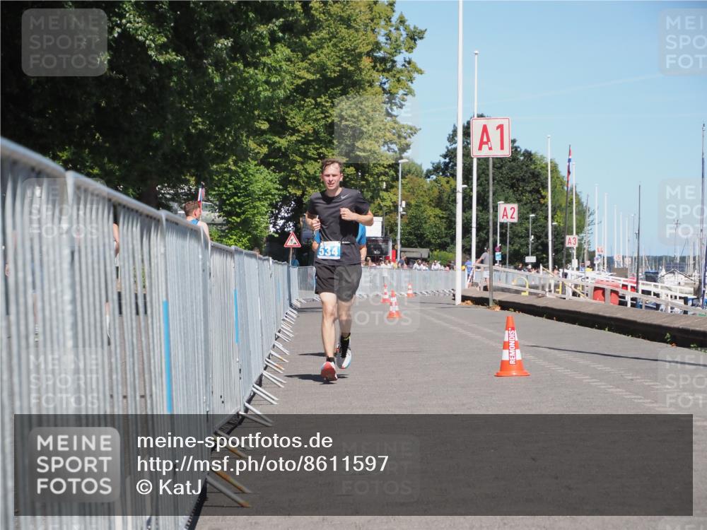 17.08.2025 - KN Förde Triathlon 2025 KatJ http://msf.ph/oto/8611597 17.08.2025 14:09:56 Laufen 492, 534 meine-sportfotos.de