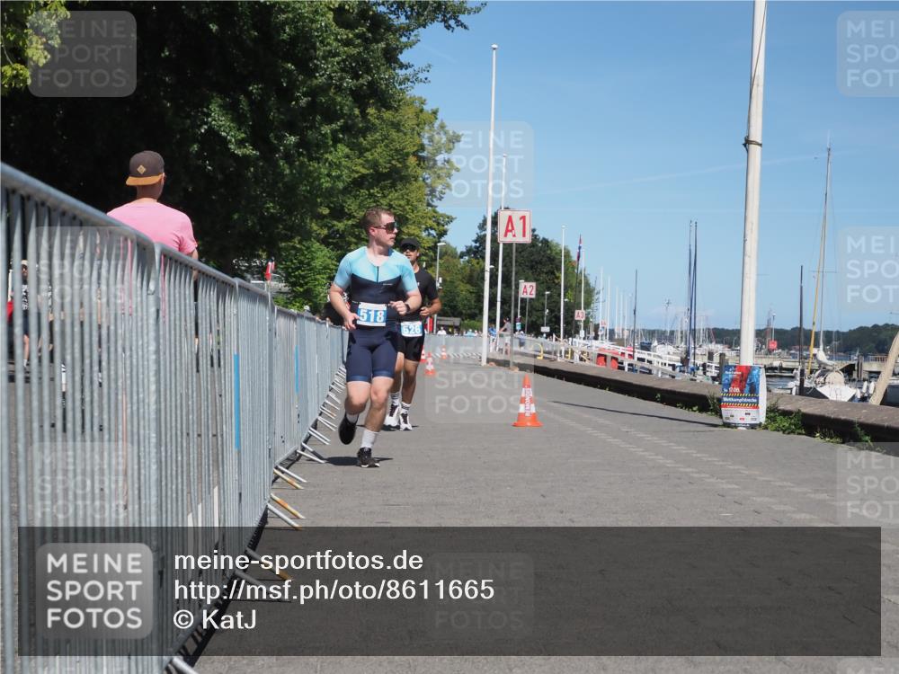 17.08.2025 - KN Förde Triathlon 2025 KatJ http://msf.ph/oto/8611665 17.08.2025 14:12:06 Laufen 518, 526 meine-sportfotos.de