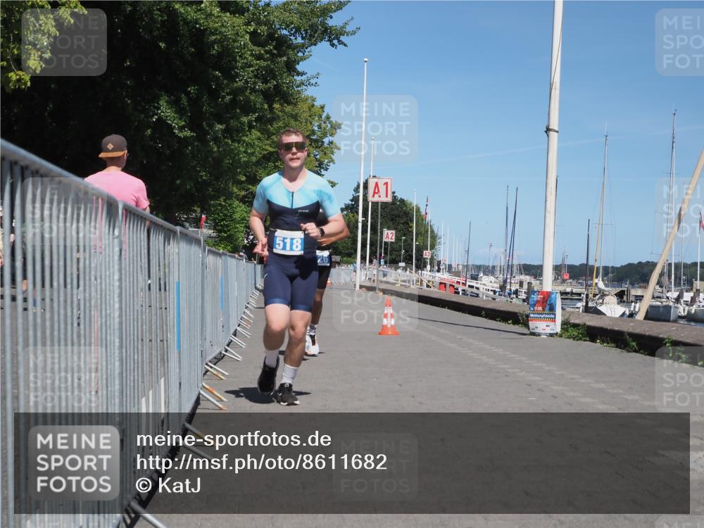17.08.2025 - KN Förde Triathlon 2025 KatJ http://msf.ph/oto/8611682 17.08.2025 14:12:08 Laufen 518, 526 meine-sportfotos.de