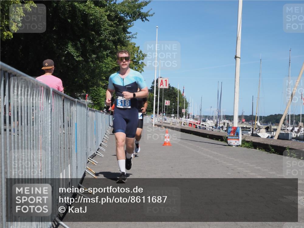 17.08.2025 - KN Förde Triathlon 2025 KatJ http://msf.ph/oto/8611687 17.08.2025 14:12:08 Laufen 518, 526 meine-sportfotos.de