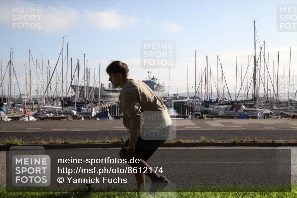 17.08.2025 - KN Förde Triathlon 2025 Yannick Fuchs http://msf.ph/oto/8612174 17.08.2025 08:33:36 Radfahren  meine-sportfotos.de