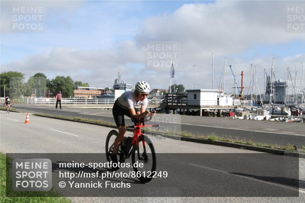 17.08.2025 - KN Förde Triathlon 2025 Yannick Fuchs http://msf.ph/oto/8612249 17.08.2025 09:18:13 Radfahren 103, 105, 107, 119 meine-sportfotos.de