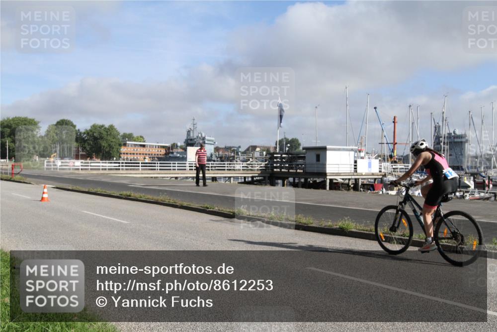 17.08.2025 - KN Förde Triathlon 2025 Yannick Fuchs http://msf.ph/oto/8612253 17.08.2025 09:18:31 Radfahren 120, 121 meine-sportfotos.de