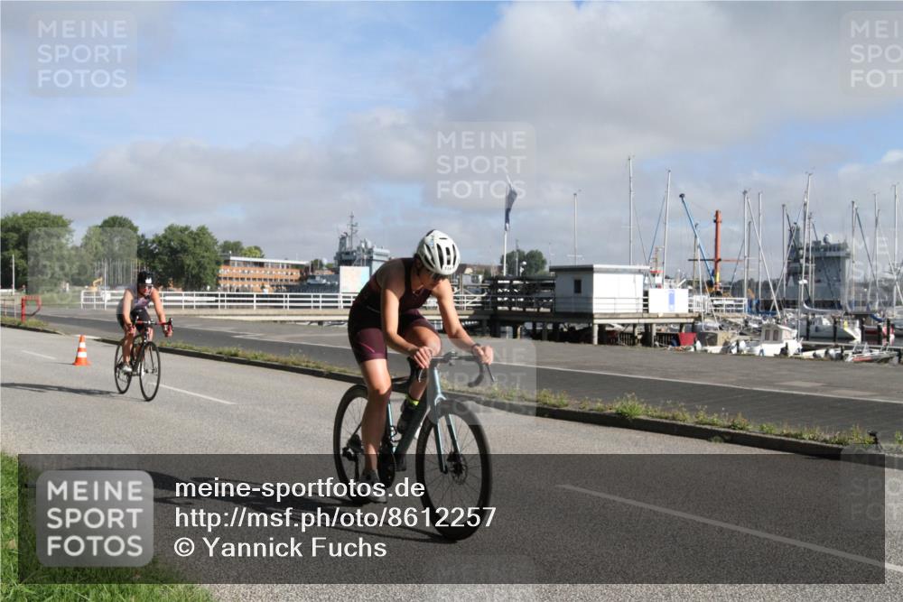17.08.2025 - KN Förde Triathlon 2025 Yannick Fuchs http://msf.ph/oto/8612257 17.08.2025 09:19:05 Radfahren 109, 110, 113, 116 meine-sportfotos.de