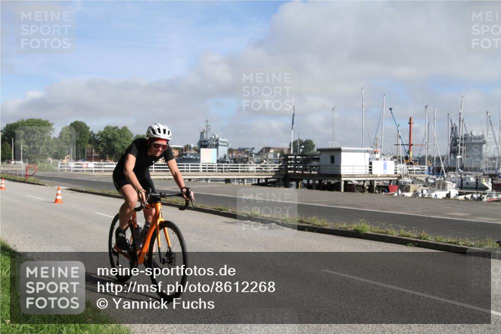 17.08.2025 - KN Förde Triathlon 2025 Yannick Fuchs http://msf.ph/oto/8612268 17.08.2025 09:20:22 Radfahren 117, 125, 157 meine-sportfotos.de