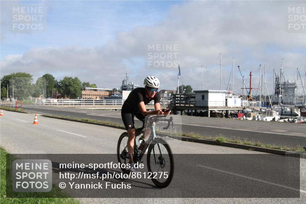 17.08.2025 - KN Förde Triathlon 2025 Yannick Fuchs http://msf.ph/oto/8612275 17.08.2025 09:21:07 Radfahren 136 meine-sportfotos.de