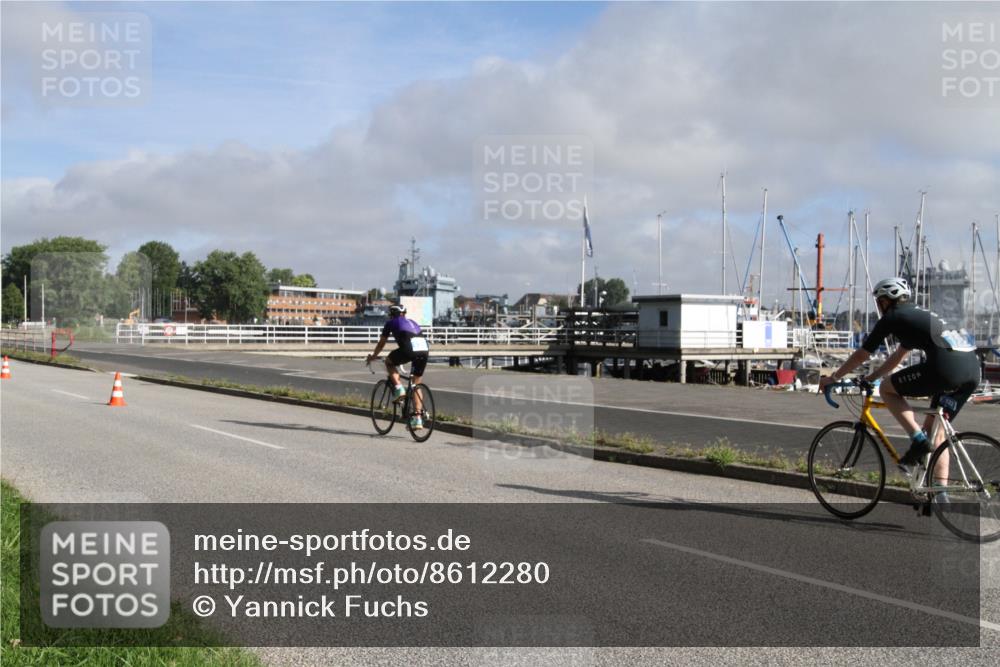 17.08.2025 - KN Förde Triathlon 2025 Yannick Fuchs http://msf.ph/oto/8612280 17.08.2025 09:21:45 Radfahren 122, 138 meine-sportfotos.de
