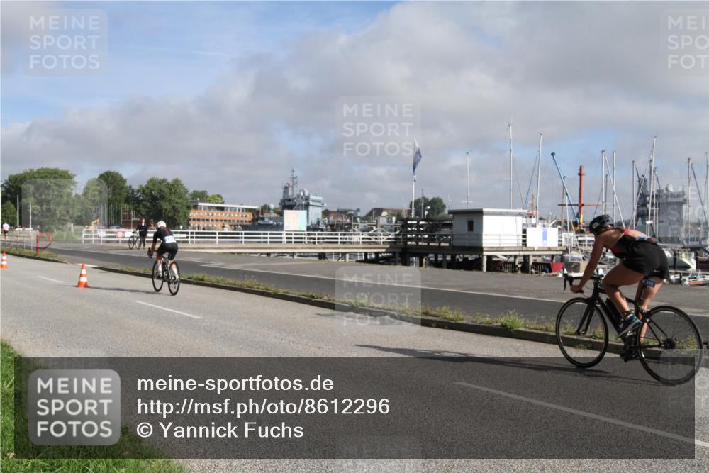 17.08.2025 - KN Förde Triathlon 2025 Yannick Fuchs http://msf.ph/oto/8612296 17.08.2025 09:22:45 Radfahren 128, 143, 150, 162 meine-sportfotos.de