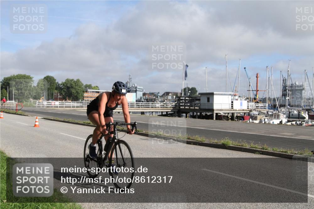 17.08.2025 - KN Förde Triathlon 2025 Yannick Fuchs http://msf.ph/oto/8612317 17.08.2025 09:24:21 Radfahren 128, 150, 162 meine-sportfotos.de