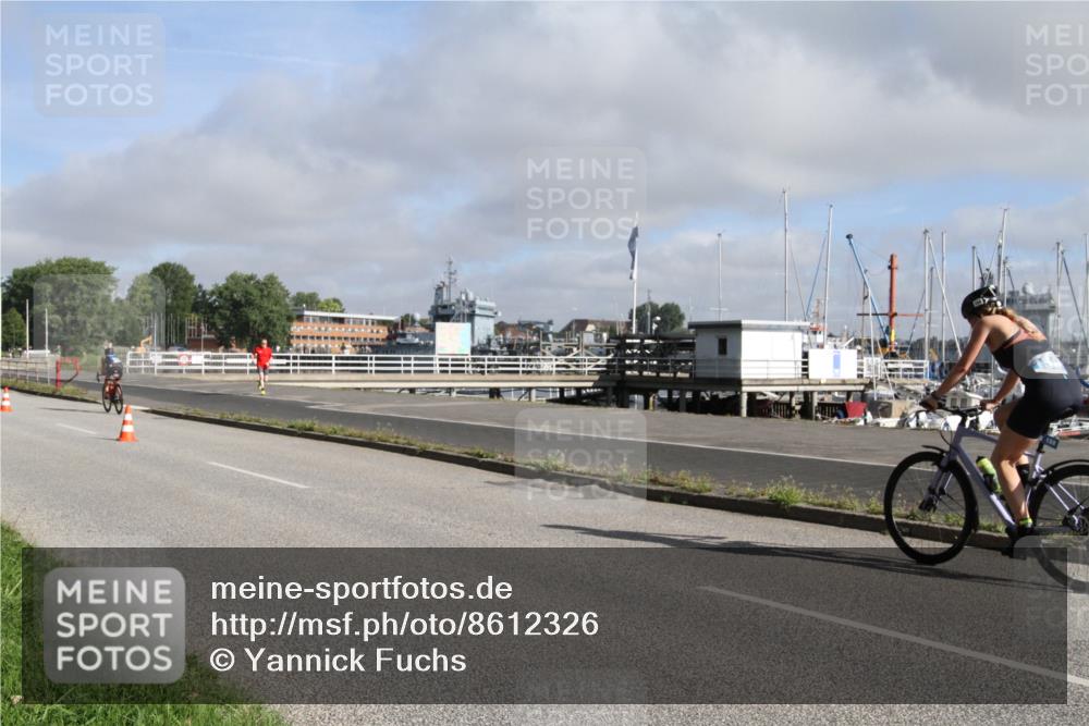17.08.2025 - KN Förde Triathlon 2025 Yannick Fuchs http://msf.ph/oto/8612326 17.08.2025 09:25:19 Radfahren 158, 177, 180 meine-sportfotos.de